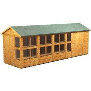 Power 20x6 Apex Combined Potting Shed with 6ft Storage Section